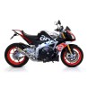 Terminale Maxi Race-Tech Approved aluminium Dark"" Aprilia TUONO V4 1100 2015 2016