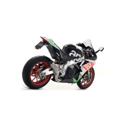 Terminale Maxi Race-Tech Approved aluminium Dark"" Aprilia RSV 4 RR / RF 2017 2018