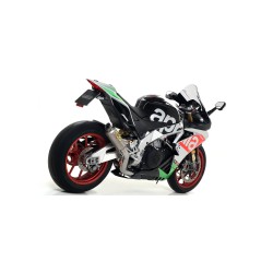 Terminale Maxi Race-Tech Approved aluminium Dark"" Aprilia RSV 4 RR / RF 2017 2018