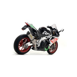 Terminale Maxi Race-Tech Approved aluminium Dark"" Aprilia RSV 4 RR / RF 2017 2018