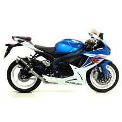 Terminale Thunder Approved Titanio con fondello carby Suzuki GSX-R 600 i.e. 2011 2016