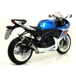 Terminale Thunder Approved Titanio con fondello carby Suzuki GSX-R 600 i.e. 2011 2016