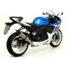 Terminale Thunder Approved Titanio con fondello carby Suzuki GSX-R 600 i.e. 2011 2016