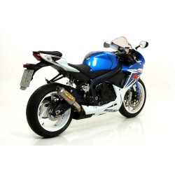 Terminale Thunder Approved Titanio con fondello carby Suzuki GSX-R 600 i.e. 2011 2016