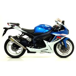 Terminale Thunder Approved Titanio con fondello carby Suzuki GSX-R 600 i.e. 2011 2016