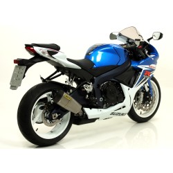 Terminale Thunder Approved Titanio con fondello carby Suzuki GSX-R 750 i.e. 2011 2016