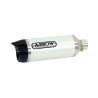 Terminale Thunder alluminio White" con fondello carby" Suzuki GSX-R 750 i.e. 2008 2010