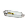 Terminale Race-Tech alluminio White" con fondello carby" Suzuki GSR 750 2011 2016