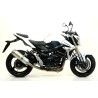 Terminale Race-Tech alluminio White" con fondello carby" Suzuki GSR 750 2011 2016