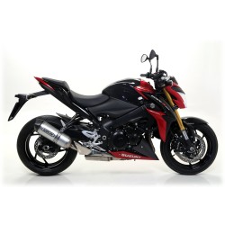 Terminale Race-Tech alluminio Dark" con fondello carby" Suzuki GSX-S 1000 / 1000 F 2015 2016