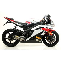 Terminale Thunder Approved Titanio per collettori originali Yamaha YZF 600 R6 2012 2016