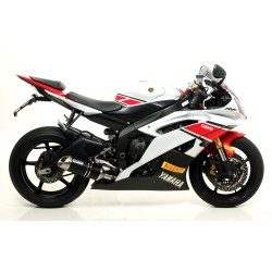 Terminale Thunder Approved alluminio per collettori originali Yamaha YZF 600 R6 2012 2016