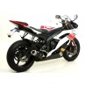 Terminale Thunder Approved alluminio per collettori originali Yamaha YZF 600 R6 2012 2016