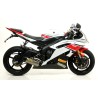 Terminale Pro-Race Titanium Road Approved per collettori Arrow Yamaha YZF 600 R6 2012 2016