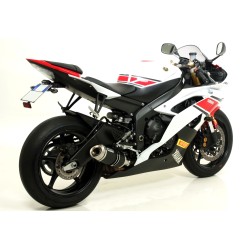 Terminale Street Thunder aluminium Dark"" Yamaha YZF 600 R6 2012 2016