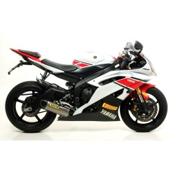 Terminale Street Thunder alluminio con fondello carby Yamaha YZF 600 R6 2012 2016