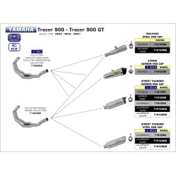 Terminale Thunder alluminio Yamaha Tracer 900 GT 2018 2020