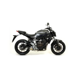 Terminale Thunder alluminio Dark" con fondello carby" Yamaha MT-07 2014 2020