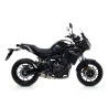 Terminale Thunder alluminio Dark" con fondello carby" Yamaha Tracer 700 2016 2019