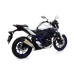 Terminale Street Thunder Titanio con fondello carby Yamaha MT-03 2016 2017