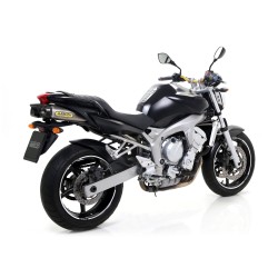 Terminali Street Thunder alluminio (Dx+Sx) con fondello carby Yamaha FZ6 S2 / FZ6 FAZER S2 2007 2011