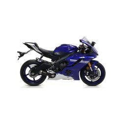 Terminale Street Thunder alluminio con fondello carby Yamaha YZF 600 R6 2017 2020