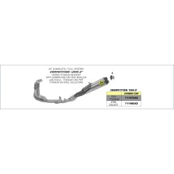 Terminale Street Thunder alluminio con fondello carby Yamaha YZF 600 R6 2017 2020