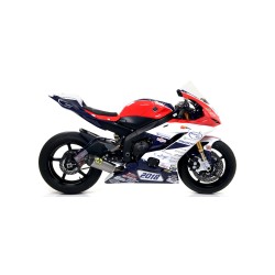 Terminale Street Thunder alluminio Dark" con fondello carby" Yamaha YZF 600 R6 2017 2020