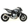 Terminale Race-Tech Approved alluminio Dark" con fondello carby" MV Agusta RIVALE 800 2014 2016