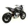 Terminale Race-Tech Approved alluminio Dark" con fondello carby" MV Agusta RIVALE 800 2014 2016