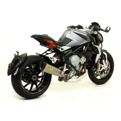 Terminale Race-Tech Approved aluminium Dark"" MV Agusta BRUTALE 800 DRAGSTER 2014 2016