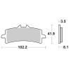 Pastiglie Freno Anteriori SBS DS-2 per APRILIA RSV4 Factory ABS 2009/2012